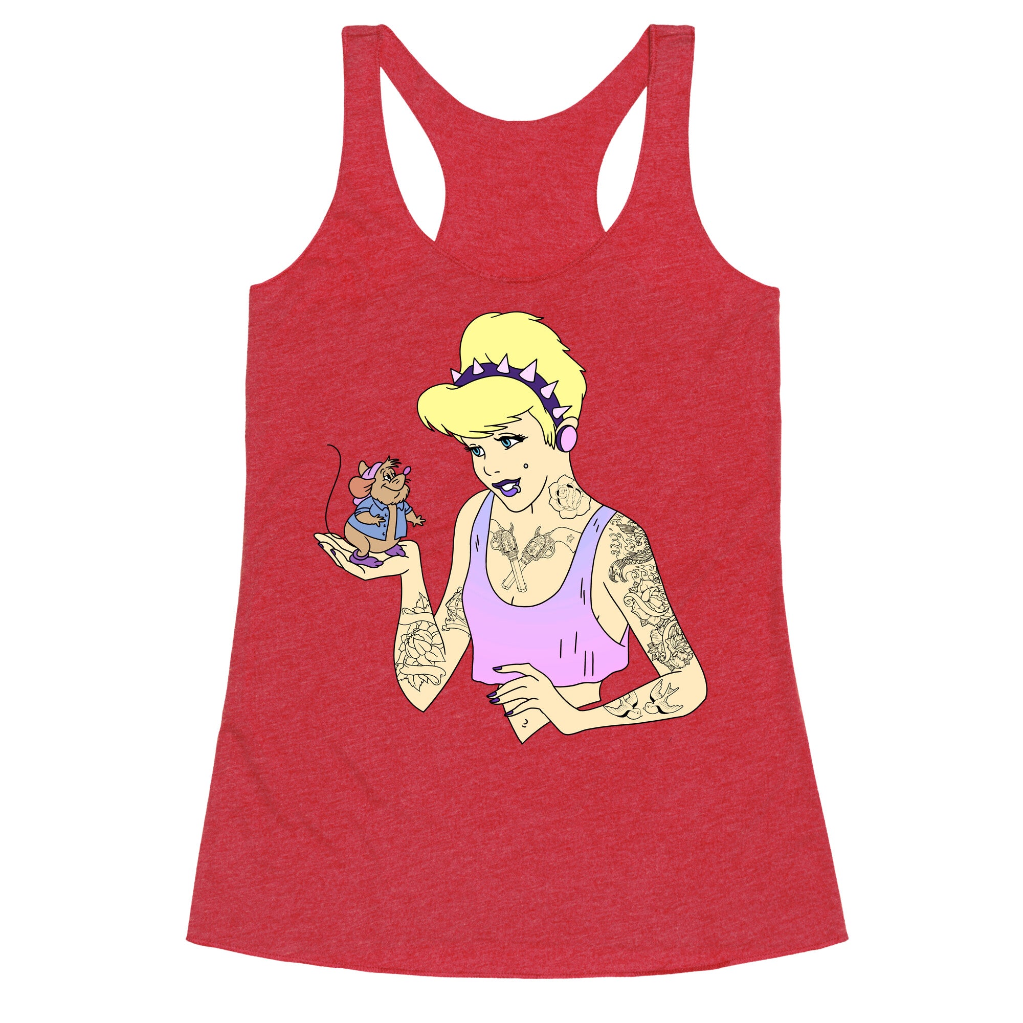 Pastel Goth Cinderella Racerback Tank